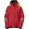 Helly-Hansen Pier 3.0 Waterproof Jackets for Women Featuring Windproof Sailing Fabric and Packable Neon Yellow Hood