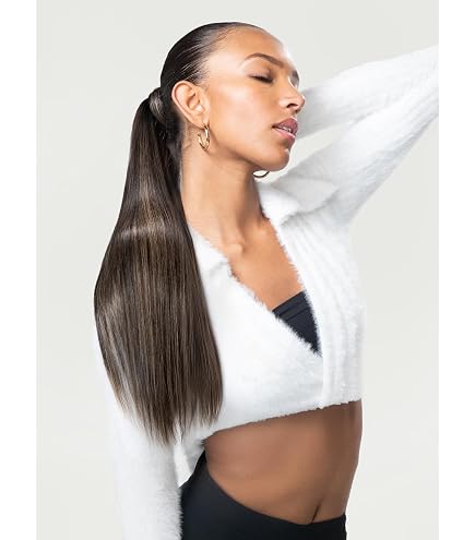 Amazon.com : LUVME Drawstring Ponytail Extensions Human Hair  display picture 1