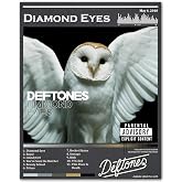 ZUKIY Diamond Eyes Deftones Owl Art - Dark Rock Poster Wall Art 8x10 Unframed - Heavy Metal Band Inspired Decor for Bedroom Studio Office - Emo Goth Aesthetic Tapestry Style Print for Music Lovers