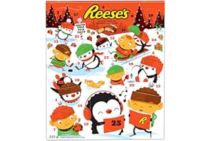 REESE'S Advent Calendar 2021 Christmas & Holiday Chocolate, Assorted Candy for Christmas