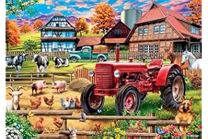 Buffalo Games - PD Moreno - European Countryside - 500 Piece Jigsaw Puzzle for Adults Challenging Puzzle Perfect for Game Nights - Finished Puzzle Size is 21.25 x 15.00