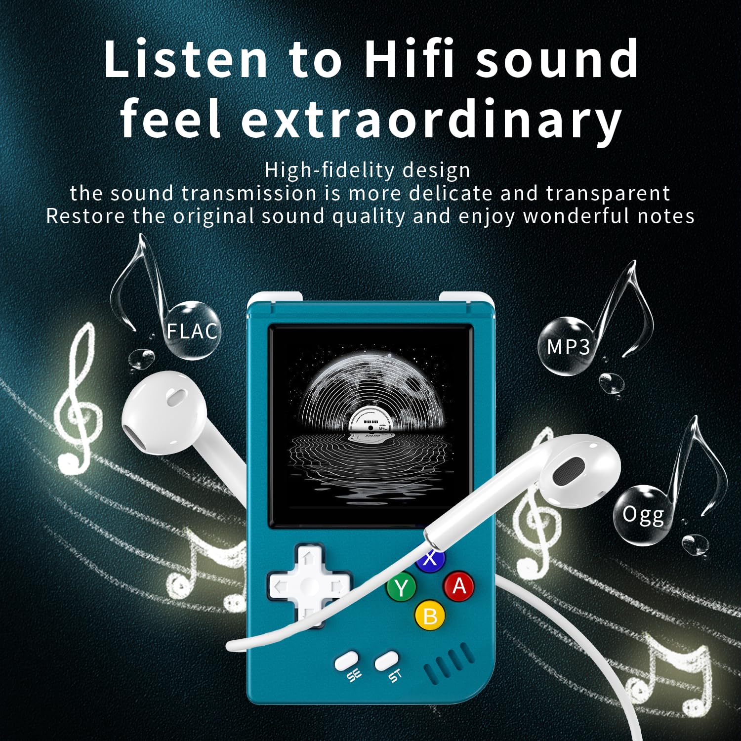 Retro Handheld Game Console,Portable Game Mini Aluminum Alloy with 1.54 Inch IPS Screen,with 64G TF Card Pre-Installed 5405 Games Supports Clock Hi-fi Speaker