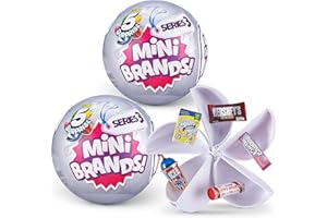5 Surprise Mini Brands Series 3 - Mystery Brand Collectibles Made by Zuru - 2 Pack, Multicolor