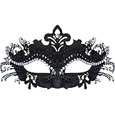 BAKUGOU Masquerade Mask for Women Shiny Rhinestone Venetian Mask Prom Carnival Ball Masks Halloween Party Costumes