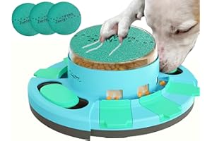Zenly Paws Nail File Toy, Dog Scratch Pad for Nails, Dog Nail Scratch Board, Scratching Board for Dogs, Scratching Pads Files Scratcher Slow/Puzzle Feeder W/Treat Box Dispenser Trimmer Grinder Filer