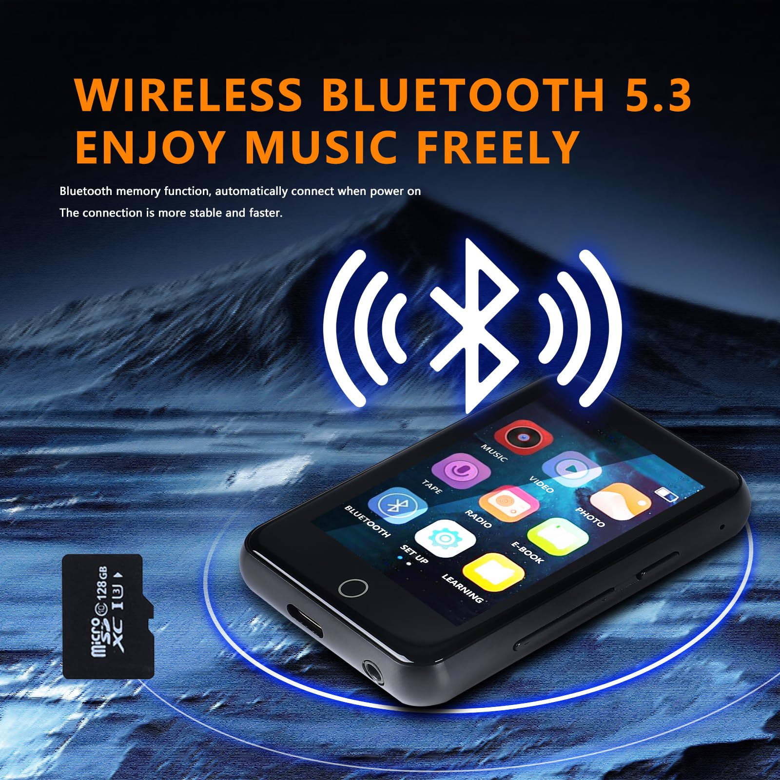 Mua MP3 Player Music Player with Bluetooth - Sports Portable Music ...
