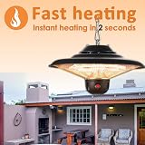 DONYER POWER Outdoor Heater 800W 1200W 2000W Halogen Remote Control Greenhouse view 6