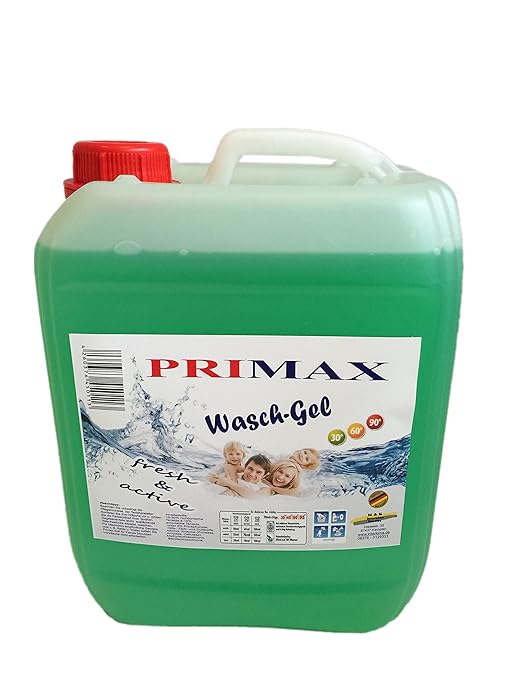 10 Liter Primax Flüssigwaschmittel grün incl. Ausgießeröffnung