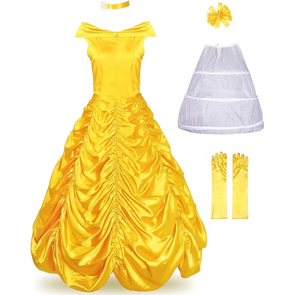 open lace back dress Amazon.com: Party City Village Belle Halloween Costume Accessories for  Adults, One Size, with Apron, Hair Bow : Clothing, Shoes & Jewelry