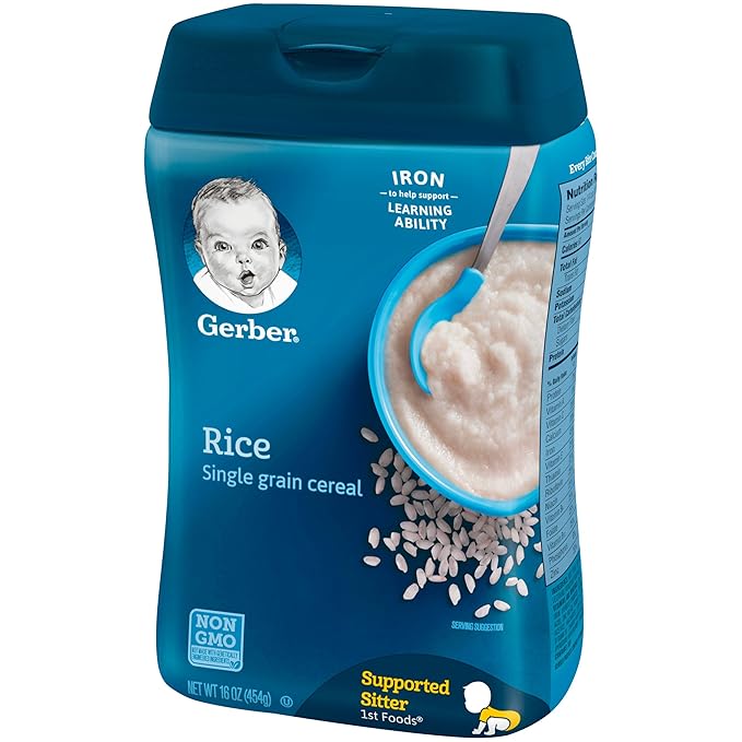 gerber rice cereal in bottle