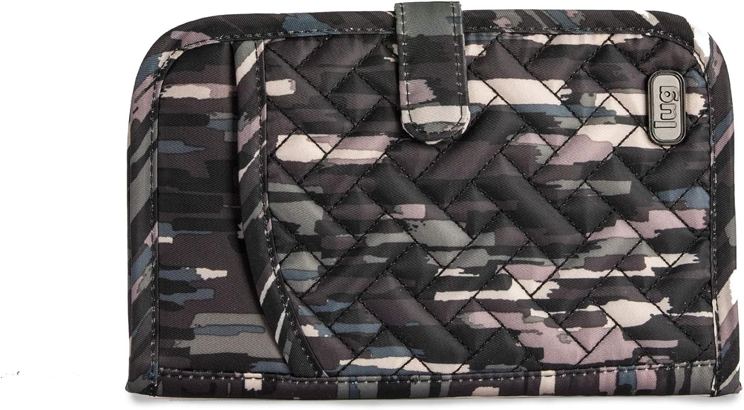 One Size Brushed Navy Lug Tandem Passport Wallet Model Tandem 1