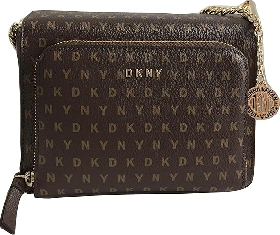 dkny coated logo bag