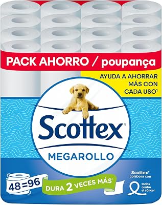 Papier hygiénique Megarollo - 48 rouleaux (Lot de 4 (12 unités))
