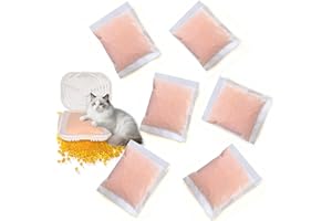 NewKe 6 Pack Cat Litter Box Deodorizer Refills for Whisker OdorTrap Pod, Odor Eliminator Compatible with Litter-Robot and Traditional Litter Boxes, Air Freshener, Pet Odor Eliminator, Keep Home Fresh