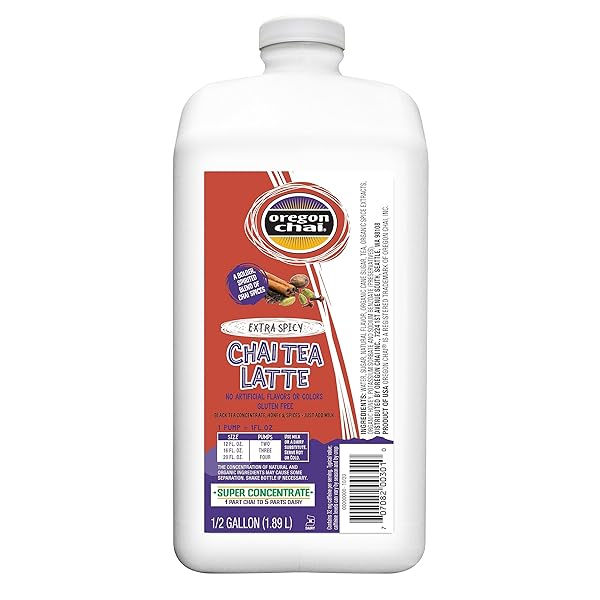 OREGON CHAI EXTRA SPICY SUPER CONCENTRATE, 64 FLUID...