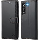 FLIPALM Wallet Case for Samsung Galaxy S22 Plus, RFID Blocking Credit Card Holder, PU Leather Folio Flip Kickstand Protective Shockproof Cover for Galaxy S22 Plus(Black)