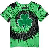 BesserBay Boys Girls St. Patrick’s Shamrock Tee Mardi Gras Masquerade Short Sleeve Shirts 4-14 Years