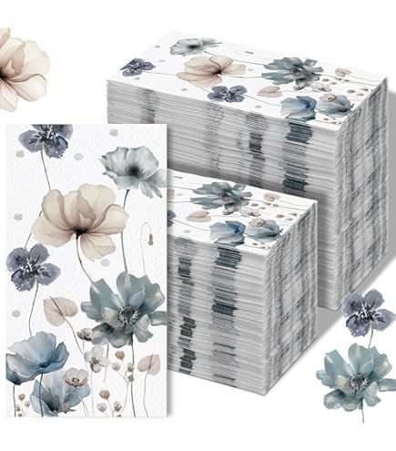 20x Papierservietten 3-lagig - Tulpenfeld Motiv - 16,5x16,5 Cm - Für Festliche Tische & Feiern