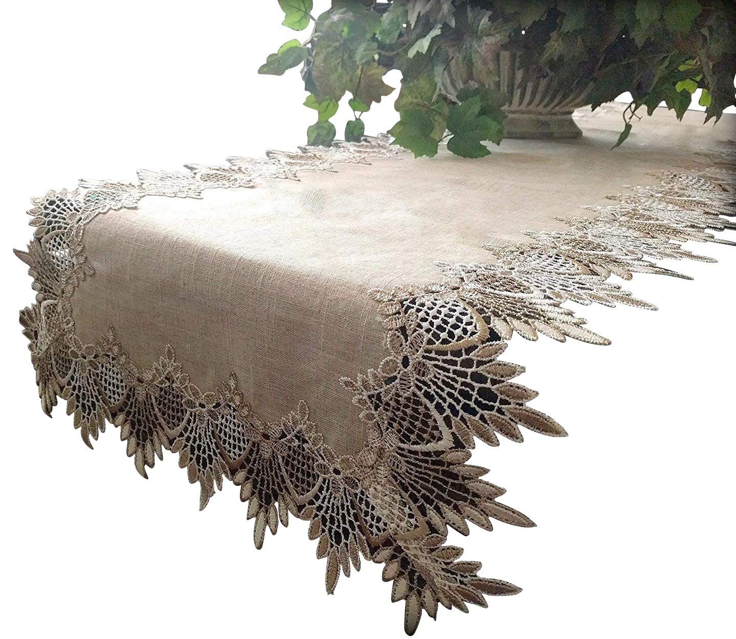 Best Galleria Di Giovanni Lace Table Runner
