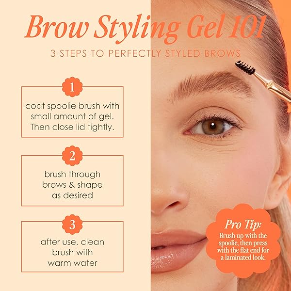 GRANDE COSMETICS BROW LAMINATION GEL | DIY EYEBROW LAMINATION | SHAPES, SCULPTS & SETS WITH 12-HOUR HOLD | CONDITIONS & NOURISHES FOR HEALTHIER LOOKING BROWS