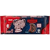 CHIPS AHOY! Stranger Things Chewy Chocolatey Strawberry-Flavoured Filled Soft Cookies, Limited Edition, 281 g