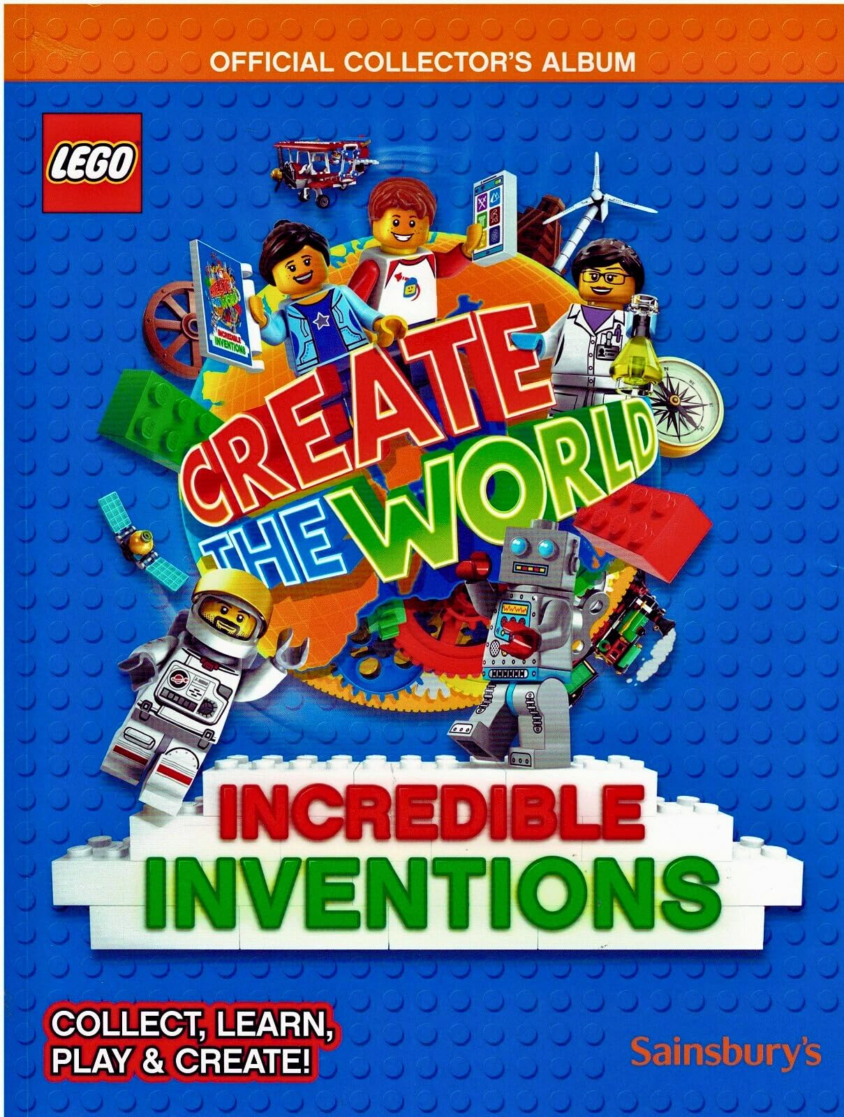 LEGO Create The World Series 2 (Incredible Inventions) Collector's Album Book