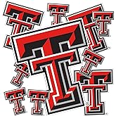 Desert Cactus Texas Tech University Sticker TTU Red Raiders Vinyl Decals Laptop Water Bottle Car Scrapbook Sheet T3 (Type 3-1)