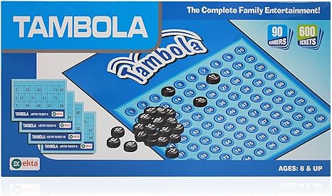 House Of Gifts Tambola with 600 Tickets Board Game Kids Family Game Home Play Entertainer and Mini Foldable Pocket Size Magnetic Travel Chess Set Board Game