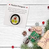 HBJSP Pocket Penguin Hug Keepsake Ornament Glass Mini Gift Lovers Birthday view 7