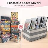Umriox A3 Plastic Wallets Folders 12pcs Zip Document Bags Black view 5