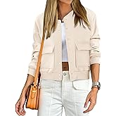 ANRABESS Women Cropped Bomber Jacket 2025 Fashion Casual Trendy Varsity Y2k Jackets Fall Outfits