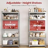 Yaheetech 5 Tier Garage Shelving Units Heavy Duty Racking 150kg per Shelf 750kg view 4
