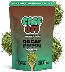 Caff Off Decaf Chocolate Matcha Green Tea Powder