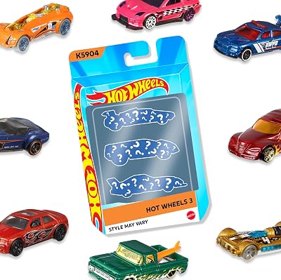 Hot Wheels 3 Car Pack 1:64 Scale Die-Cast Vehicles Assorted Styles