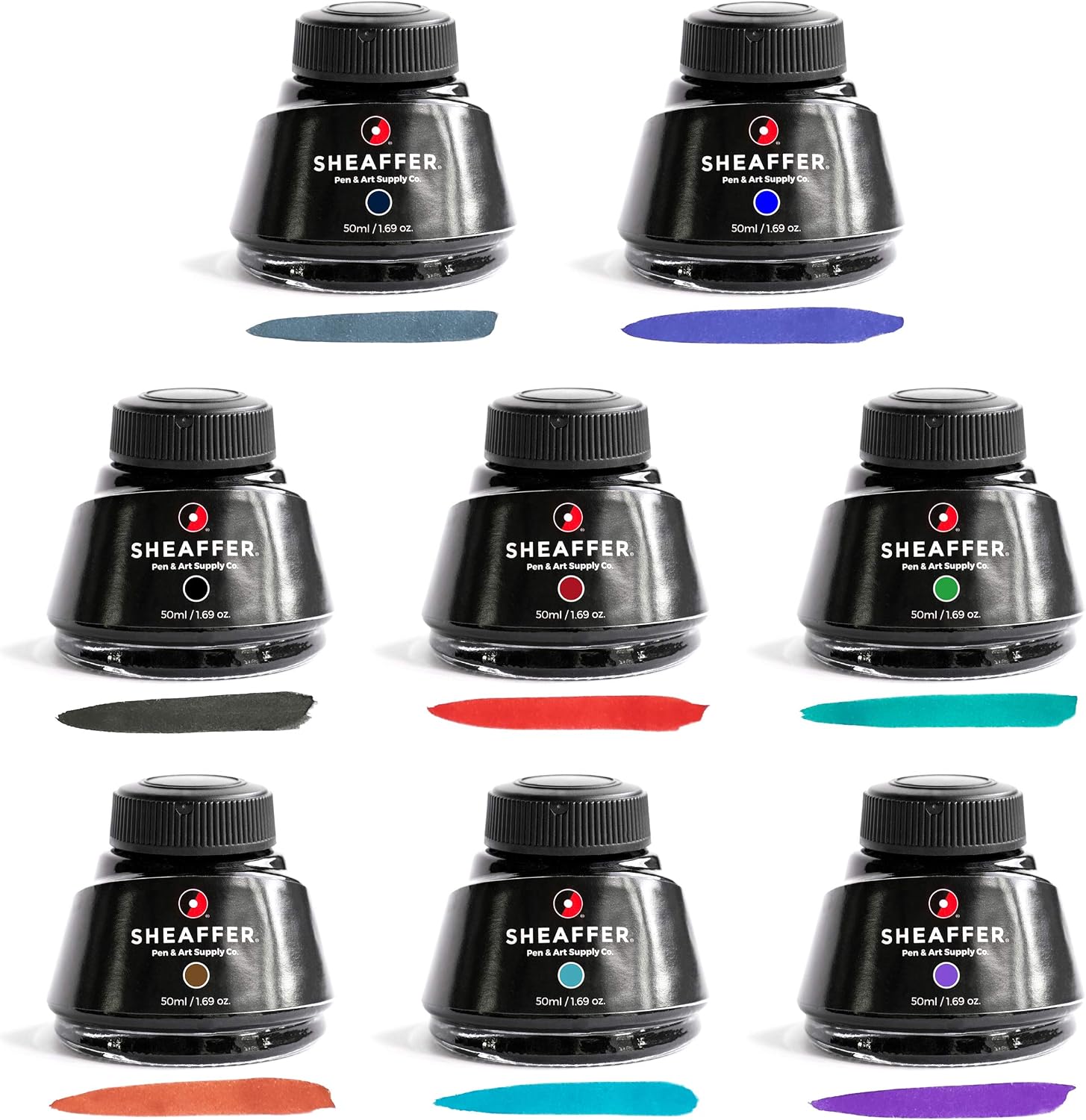 SHEAFFER 94241 Original Universal Fountain Pen with Ink Bottle - Red, 50 ml - Image 4