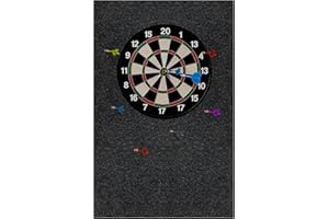 Rdutuok Dart Board Wall Protectors Self-Adhesive Dart Board Surround Backing Tiles Heavy Duty Dart Board Backboards Felt Wall