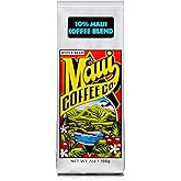 Maui Coffee Co. 10% Maui Coffee Blend Whole Bean Medium Dark Roast 7oz | Low Acid | Small Batch Roasted | 10% Maui Grown Coffee | Rich Nutty, Chocolate, and Subtle Island Spices Notes