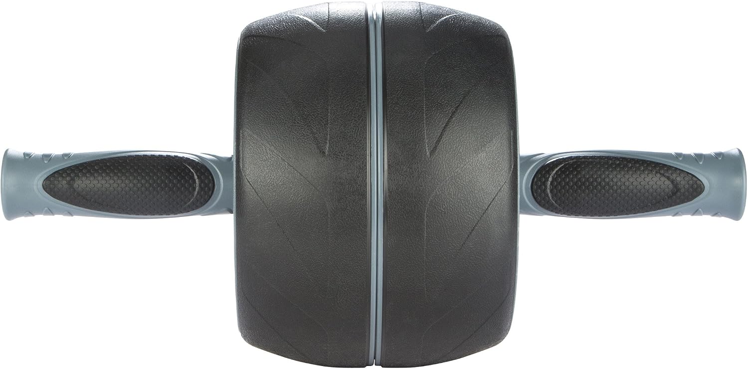 Ultrasport Premium "Ab Roller" with Knee Pads and Training Instructions - Black - Image 3