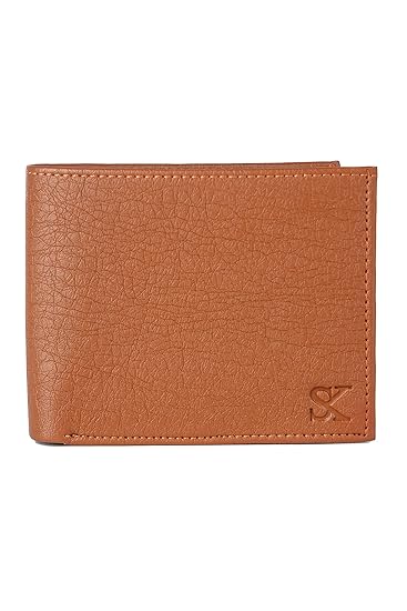 Styler King Boys Tan Artificial Leather Wallet (6 Card Slots)