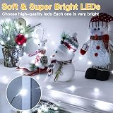 Ollny 5m 50 LED Battery Fairy Lights Copper Wire Indoor Outdoor Cool White view 6