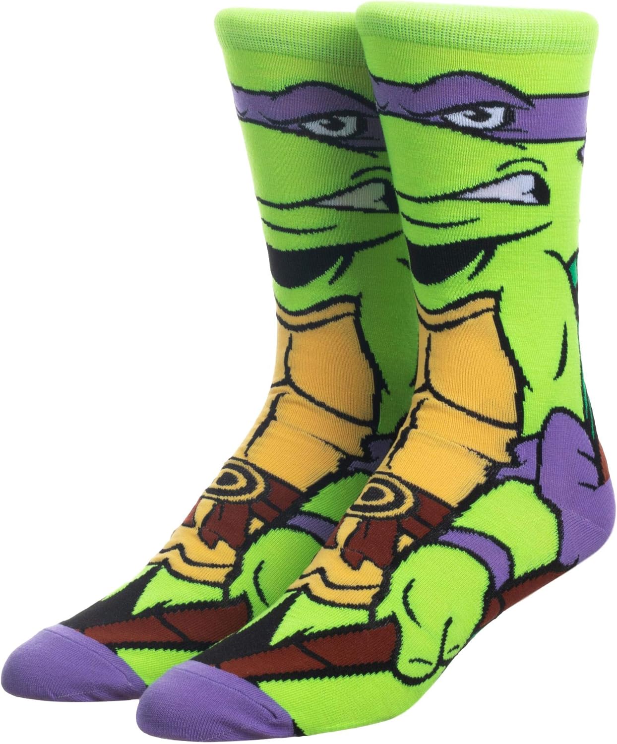 Teenage Mutant Ninja Turtles Donatello Crew Socks Clothing