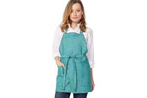 Chef Works mens Medford Short Bib ApronAprons