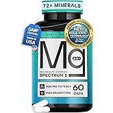 Spectrum 5 Magnesium Complex for Women & Men | Patented Aqua-Ionic® 5X Absorption Technology | 500mg Glycinate, Citrate, Malate + 72 Trace Minerals | Deep Sleep, Leg Cramp Relief & Calm | Non-Laxative