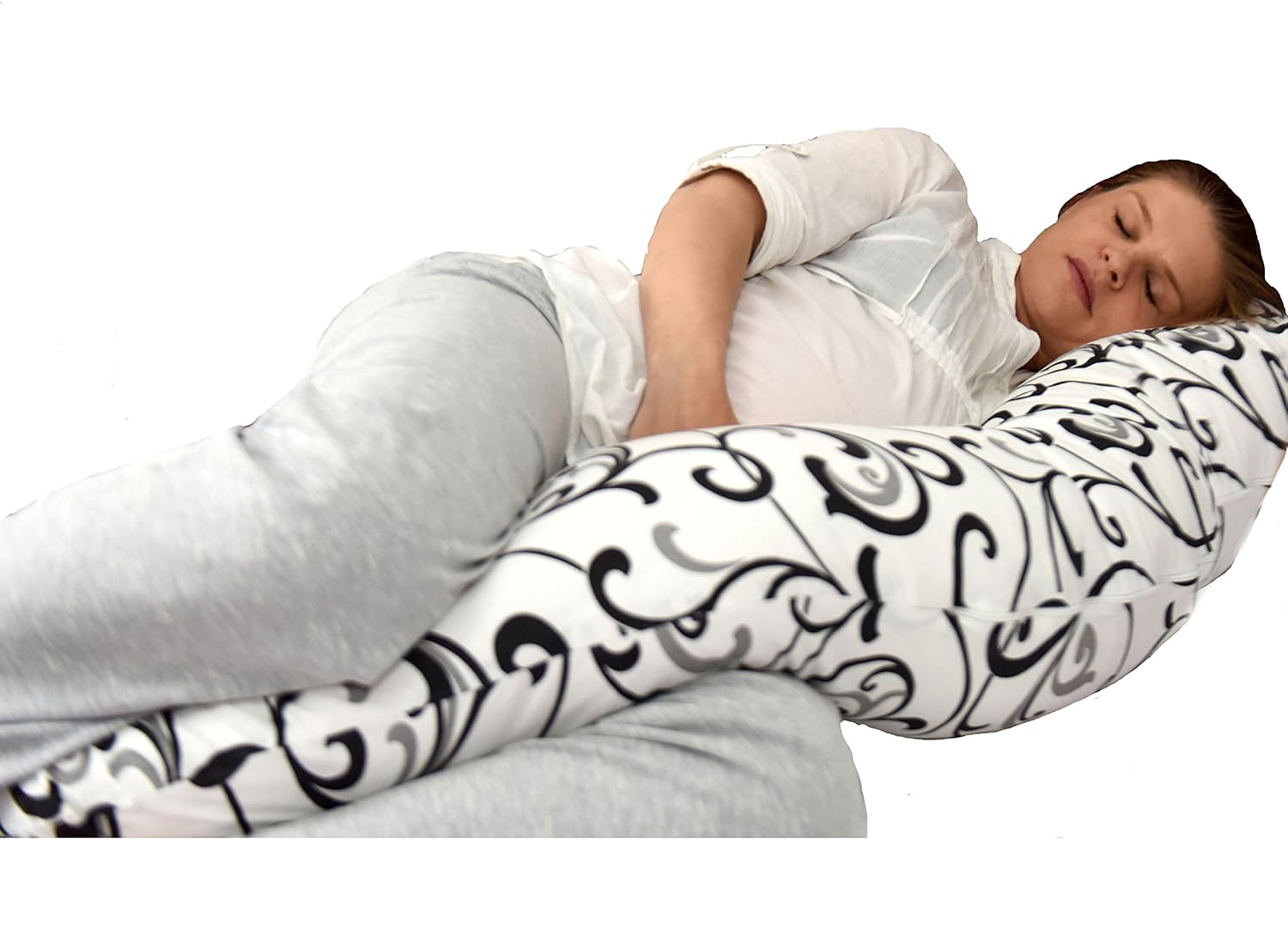 Perfect maternity pillow, unique design 5 in 1 body support, snuggle