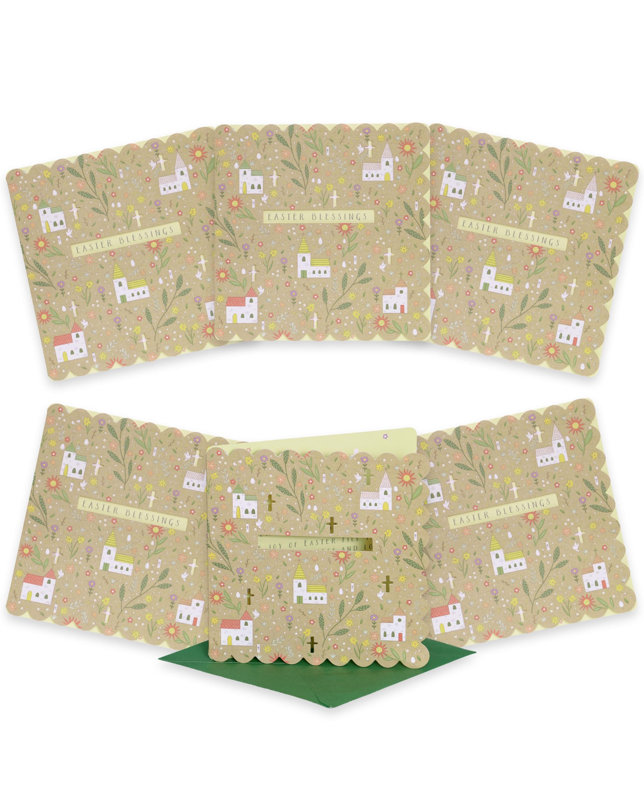 Pack Of 6 Marie Curie Easter Blessings Easter Cards Charity Greeting Cards