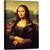 msspart Canvas Prints Wall Art Mona Lisa by by Leonardo DaVinci, The World Classic Paintings Reproductions for Living Room, Office Home Decoration 12