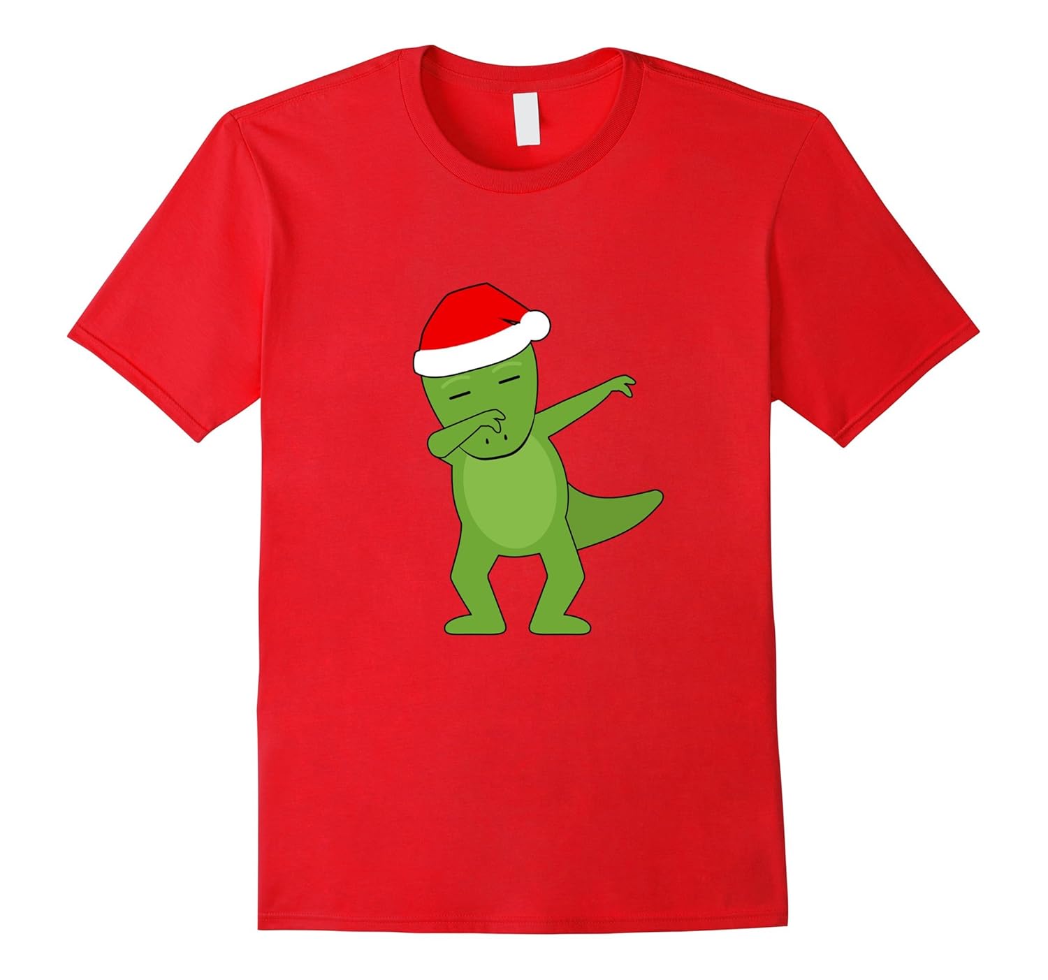 Dabbing Santa T-Rex T-Shirt Funny Dinosaur Christmas Gift-ANZ