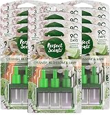 Perfect Scents 3 Scents Air Freshener Refill 12 Pack Orange Blossom & Lime 20ml view 2
