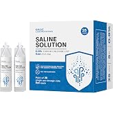 BASE LABORATORIES 0.9% Saline Solution Vials - Versatile 0.9% Sodium Chloride Saline Ampoules - Preservative Free Saline Solution Single use vials - USP Grade 25 Vials x 5ml Count