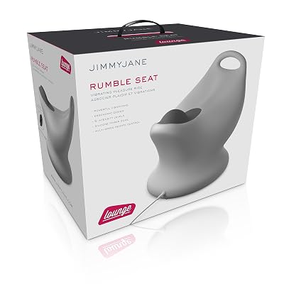 Discreet Vibrator Pleasure Seat, Light Grey, JimmyJane Series